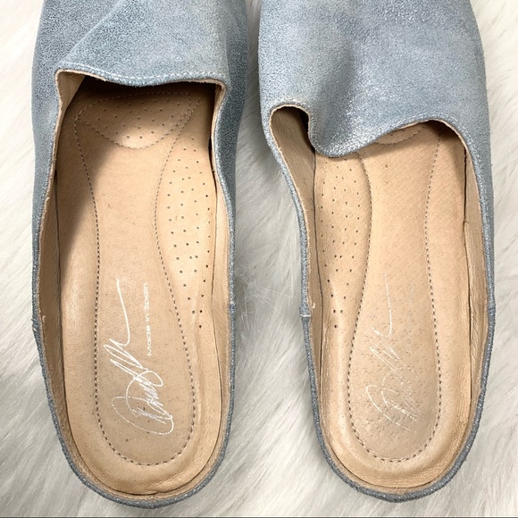 SOLD-Donald J. Pliner Metallic Leather Mule - Picture 8 of 9